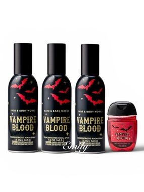 3X Bath & Body Works VAMPIRE BLOOD Concentrated Room Sprays